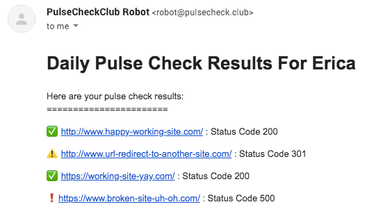 email body example